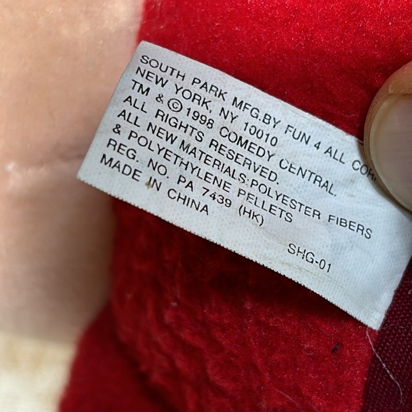 Vintage 1998 Set of 3 Small South Park Plushes - Cartman, Kenny, & Kyle - Picture 6 of 7